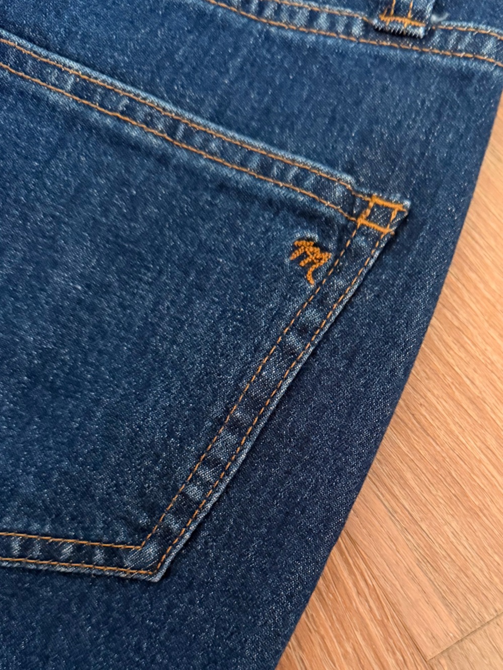 Madewell Blue Button-Front Denim Mini Skirt - Picture 6 of 7
